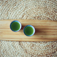 Smooth long bamboo tray