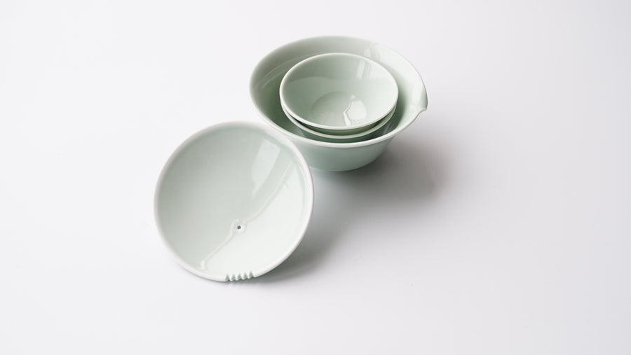 Yunomi porcelain tea set (120ml)