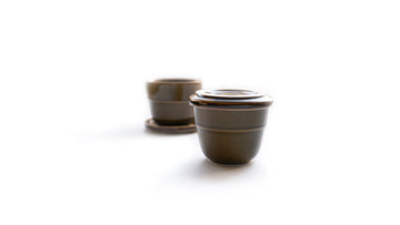 Minoware Olive Green cup with lid