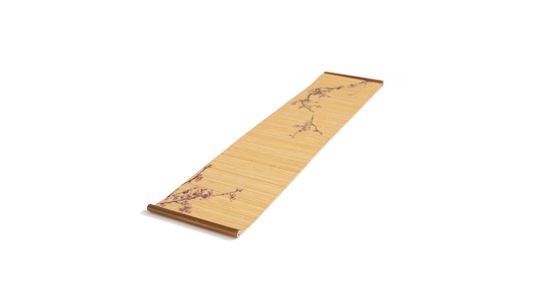 Bamboo Tea Runner - Sakura design