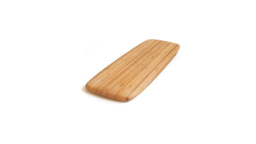 Smooth long bamboo tray