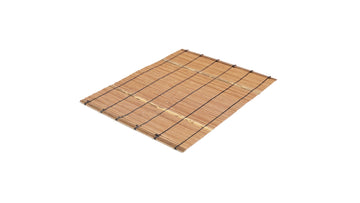 Tea serving bamboo mat