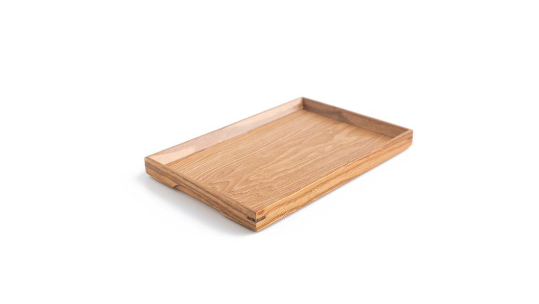 Medium wooden tea tray